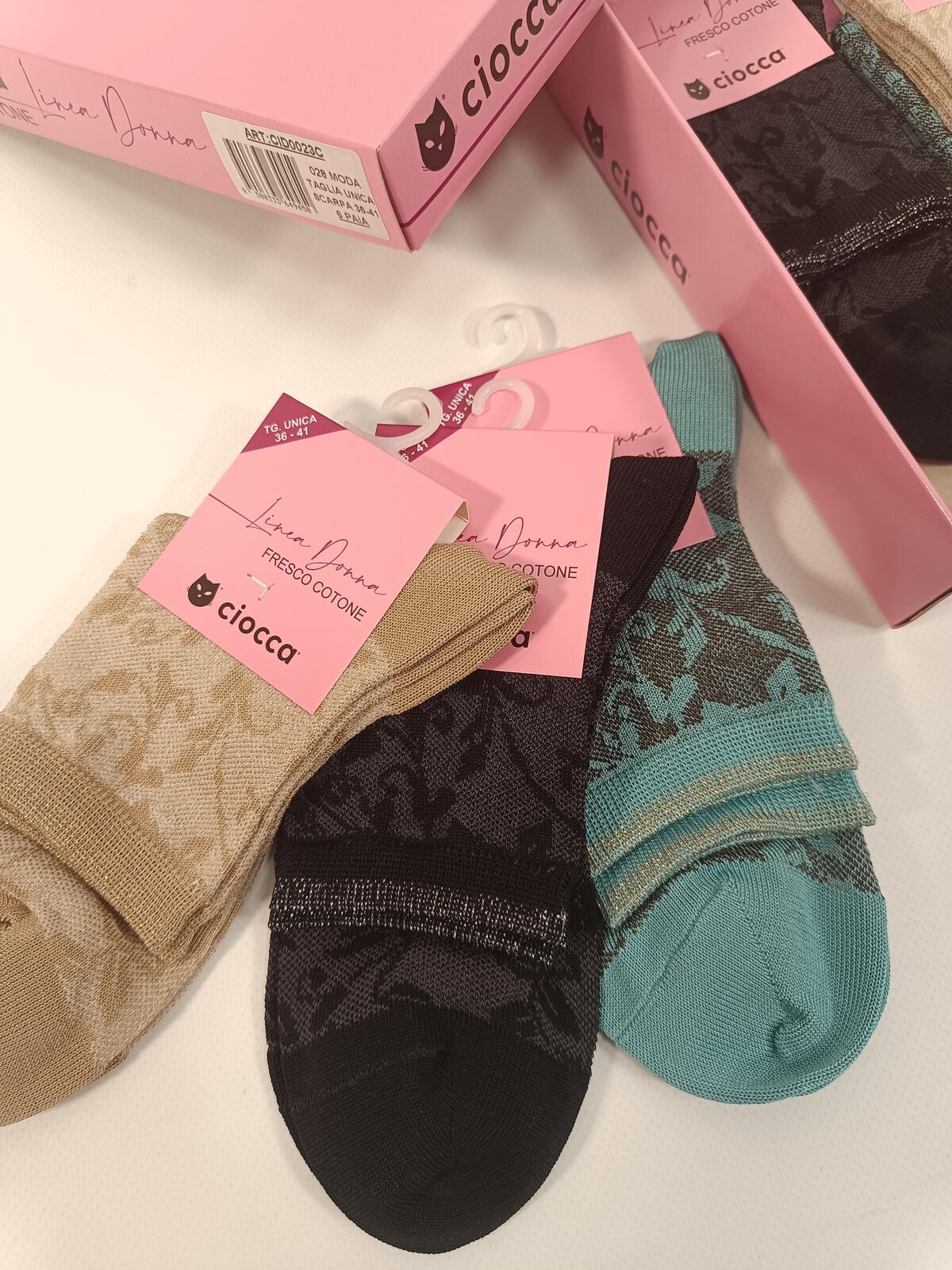 Damen-Kurzsocken CID0023C Tellini S.R.L. Großhandelskleidung